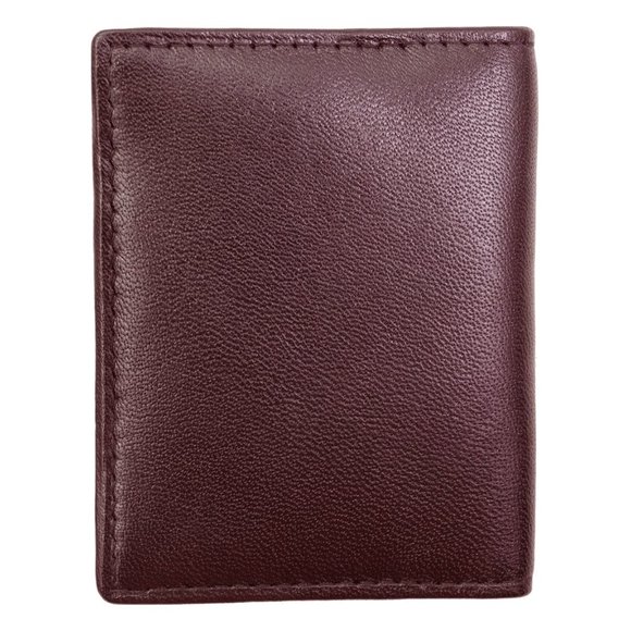 Genuine Leather Men Bifold Credit Card Holder with RFID Blocking - Picture 4 of 5